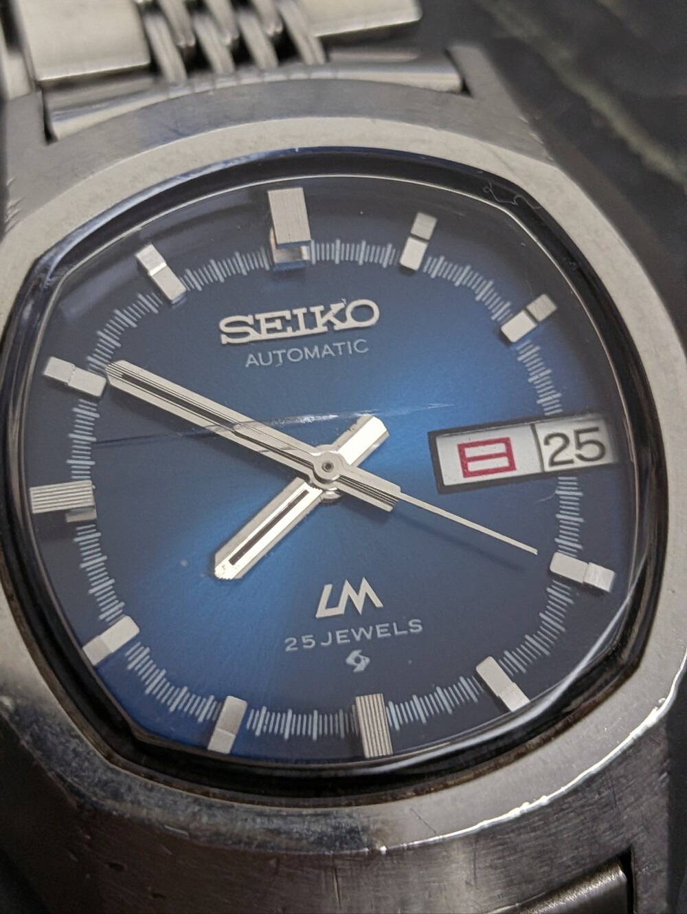 Seiko Lord Matic Automatic Blue Dial Men's Watch Vintage - Picture 3 of 7